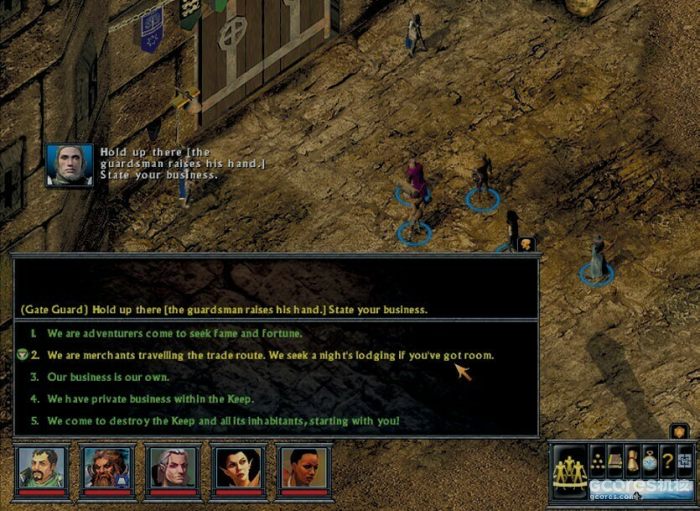 《边境城堡》mod 在 ToEE 的重战斗玩法中加入了大量的对话检定和选择支。