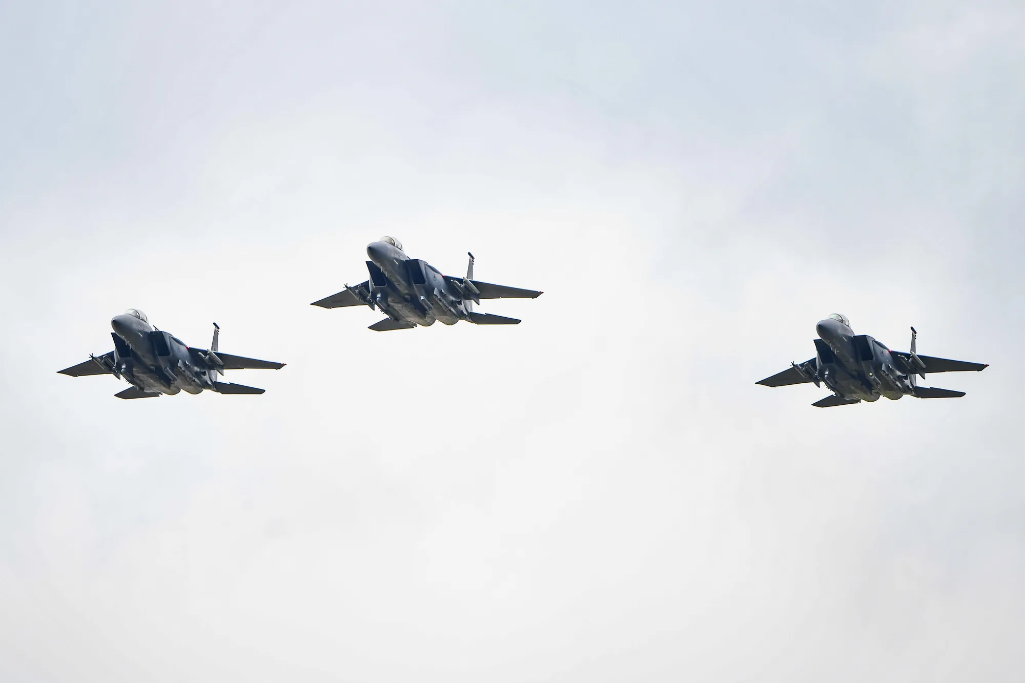 F-15C三机编队