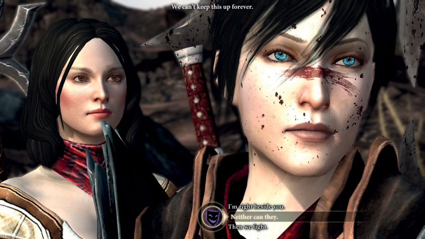 游戏的对话轮和《质量效应》系列的相似，但新增了幽默的态度，以及圆滑和挑衅的态度。