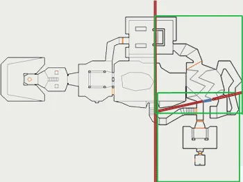 二叉空间划分（Binary Space Partitioning）递归层级2  图源：https://fabiensanglard.net/doomIphone/doomClassicRenderer.php