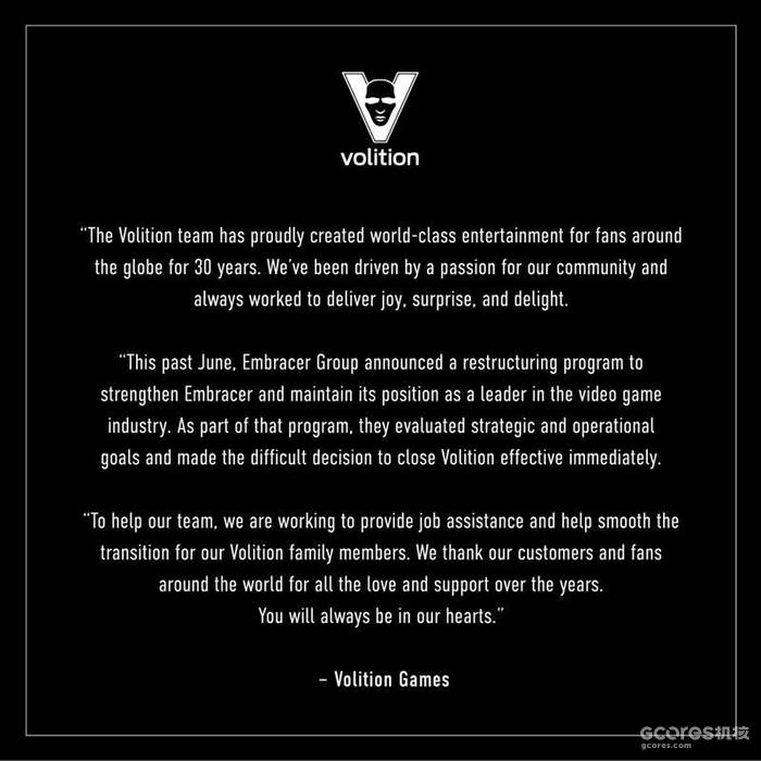 《黑道圣徒》系列开发商Volition遭解散,30年历史终结 《黑道圣徒》系列开发商Volition遭解散,30年历史终结