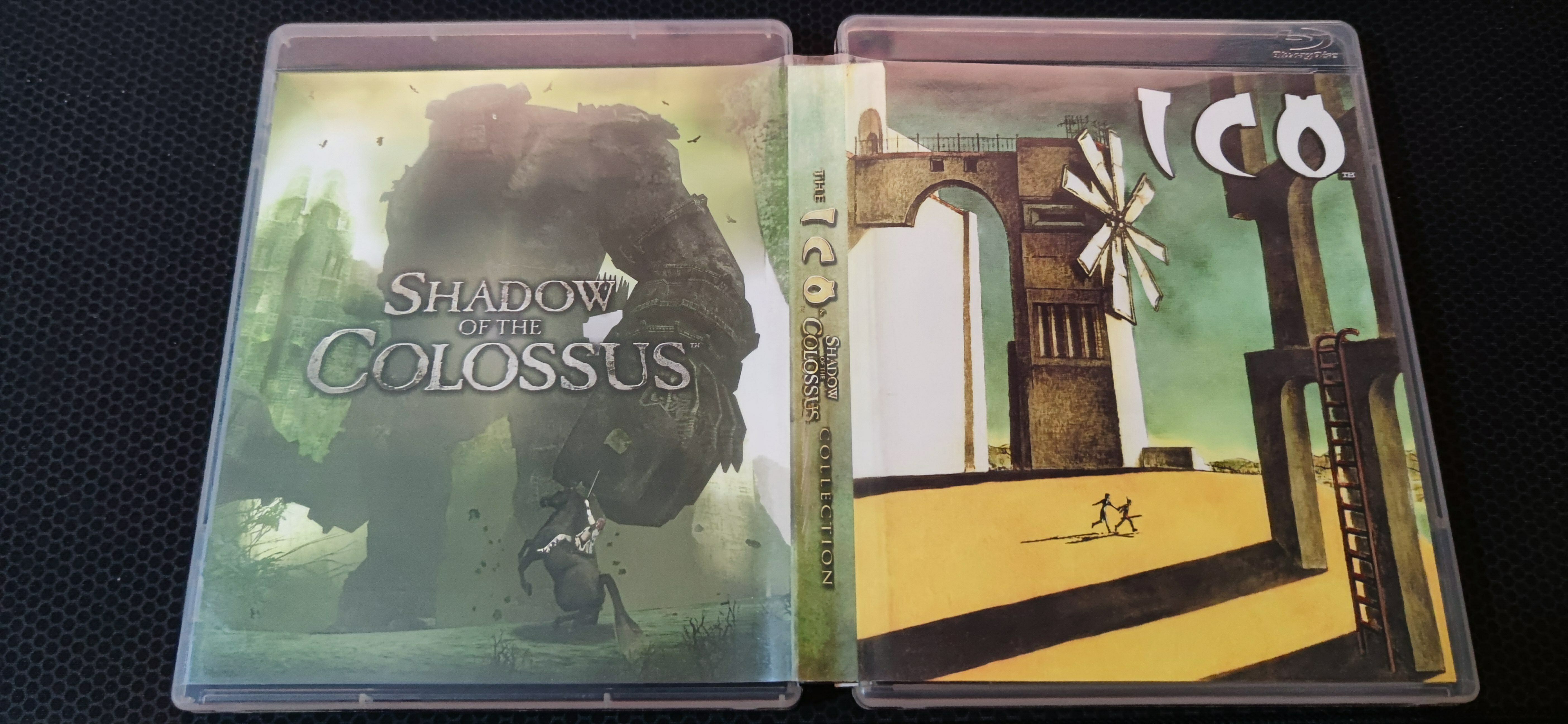 PS3旺達與巨像&ICO高清合集，雙封面保留了上田文人親自設計的ICO封面