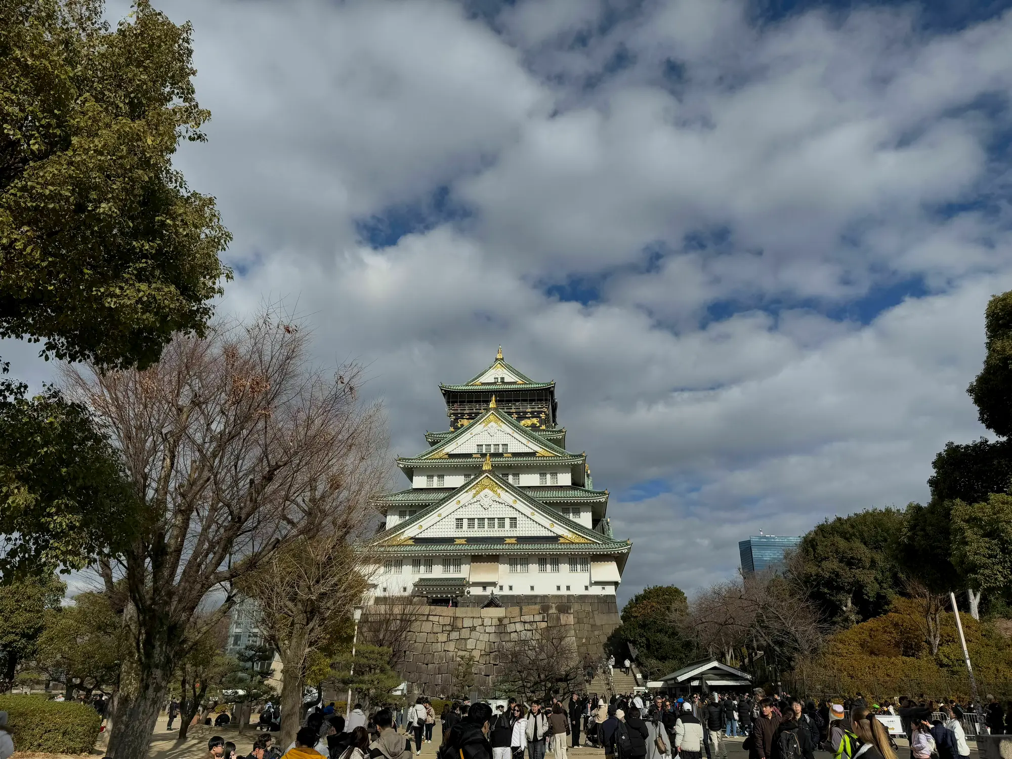 远眺大阪城