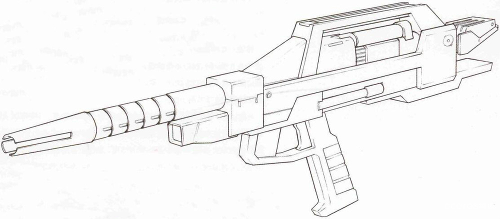 xbr-m79光束步枪最初形态
