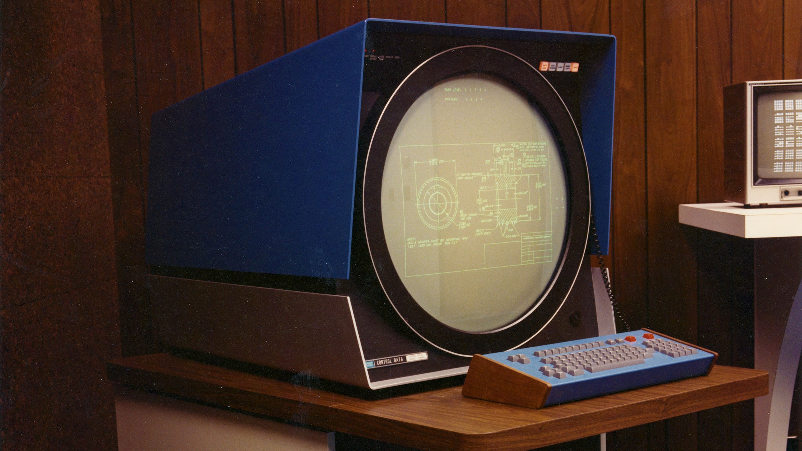 老古董的陰極射線管電腦