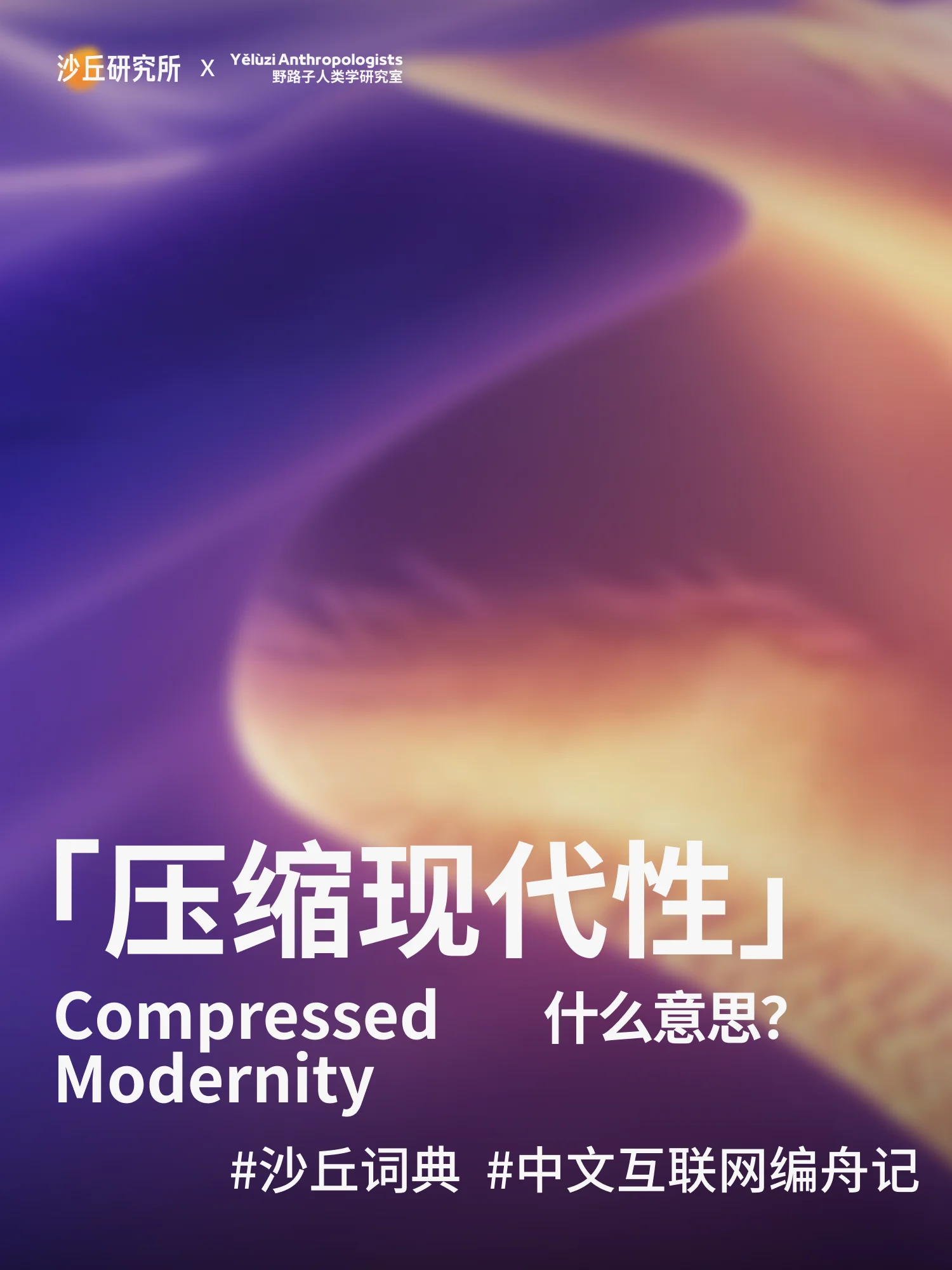 过快的现代化带来了复合的社会危机压缩现代性Compressed Modernity 简要释义：现... | 机组| 机核GCORES