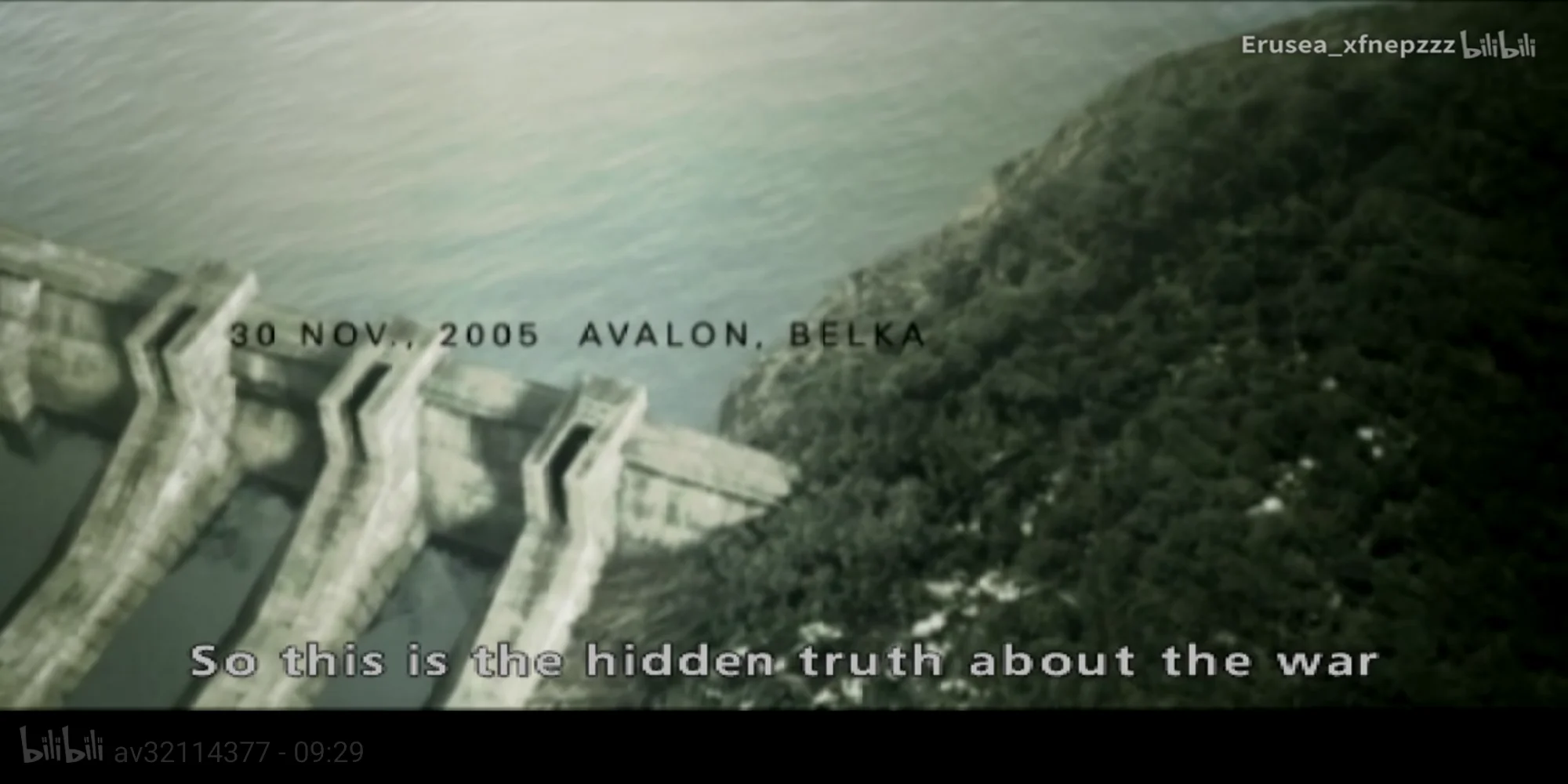 2005年11月30日，Brett·Thompson租用了一架直升机来到再次被水覆盖的阿瓦隆大坝周围录制了录像