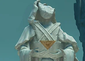 嗯 其实形制还是相差蛮大的 虽然也能解释成此处的服装比较正式 而千手百眼神像更类似于温迪那样的神装 但说实话是有点附会了