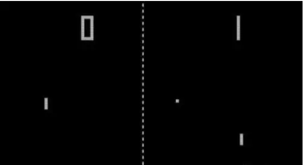 第一款游戏《pong》