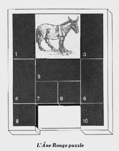L'âne rouge, The hypnotic fascination of sliding-block puzzles, Martin Gardner