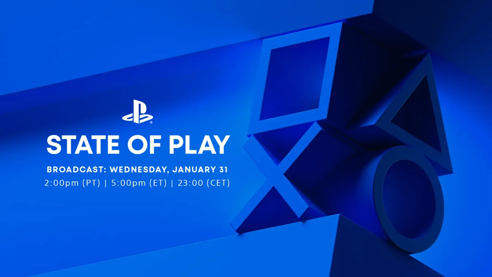 索尼「State of Play」发布会将于2月1日凌晨6:00举行