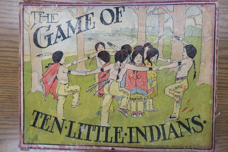 John W. Huff & Company 的《十個小印第安人的遊戲》
