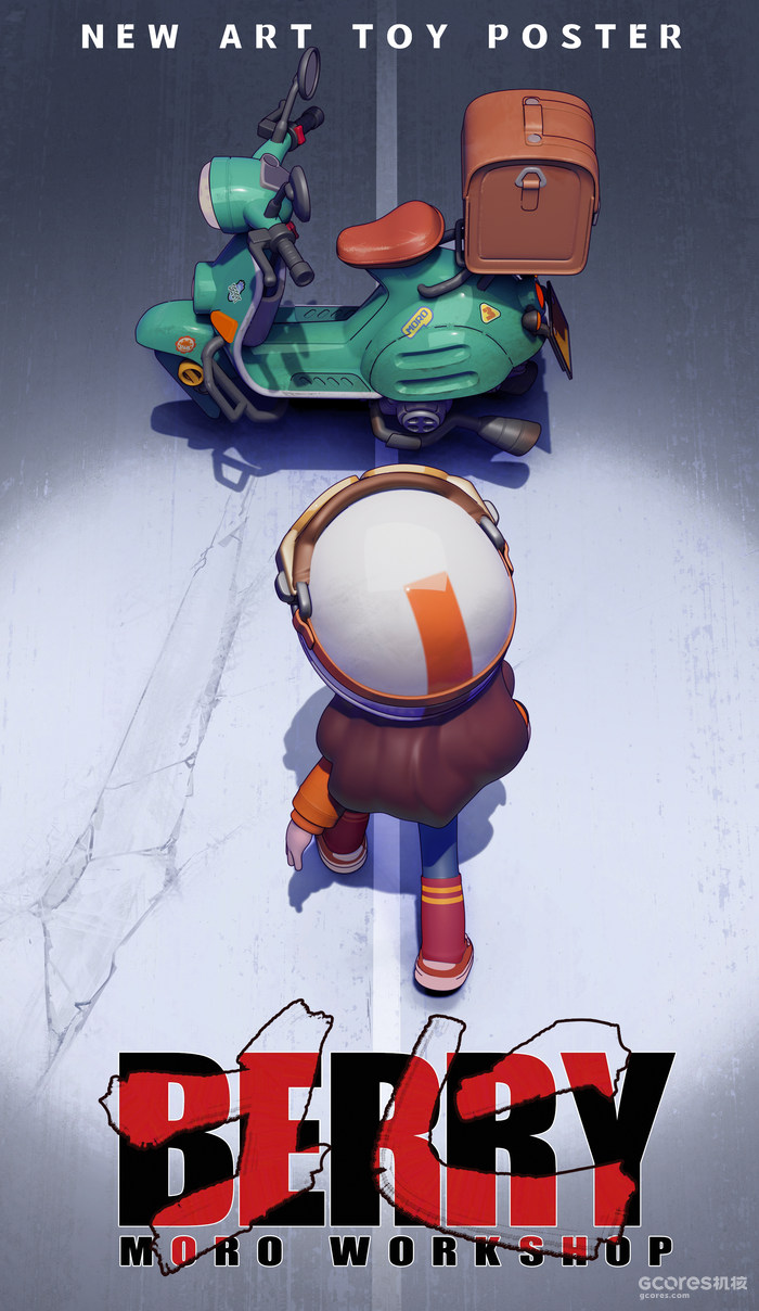 开箱我的原创玩具:复古骑士Berry 开箱我的原创玩具:复古骑士Berry