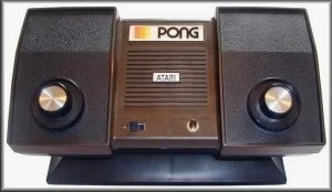 PONG (model C-100)Atari的第一个版本，只有一个游戏PONG