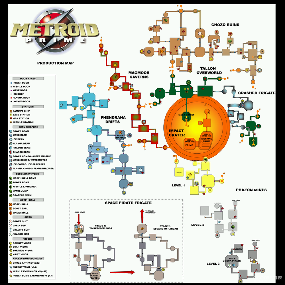 Metzone Adventure Map Guide 重返SR388:谈谈这次的《银河战士:萨姆斯归来》之旅 | 机核 GCORES