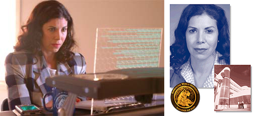 女主角珍妮·薩拉，機器人心理治療師/圖：Firstmonday、WSJ