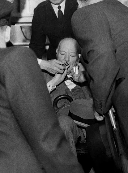 Terry O'Neill 抓拍到的丘吉尔