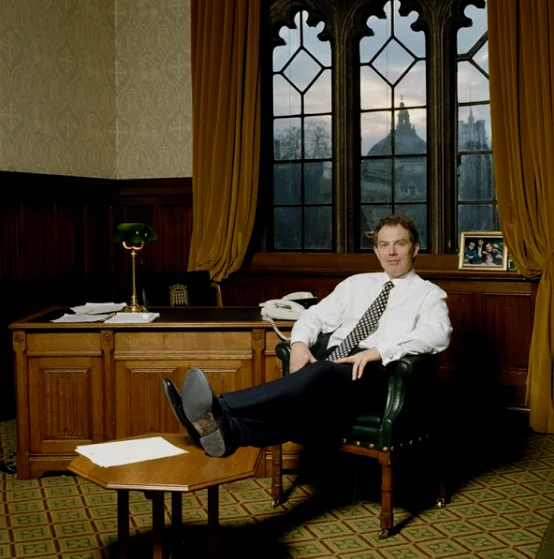 Terry O'Neill 所拍摄的前首相布莱尔