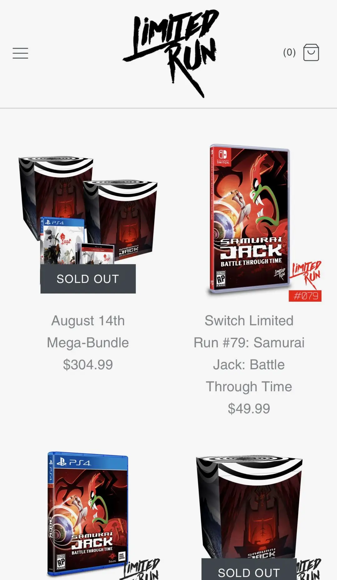 Limited Run
能称得上佳作的独立游戏几乎都被它出了实体版