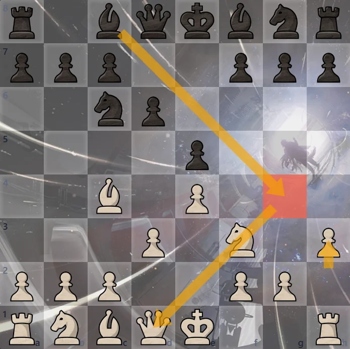 看别人下棋的时候经常有这种前几步轻推h键的情况。和之前拒马一样，是为了提前阻止黑方穿刺王后的可能。