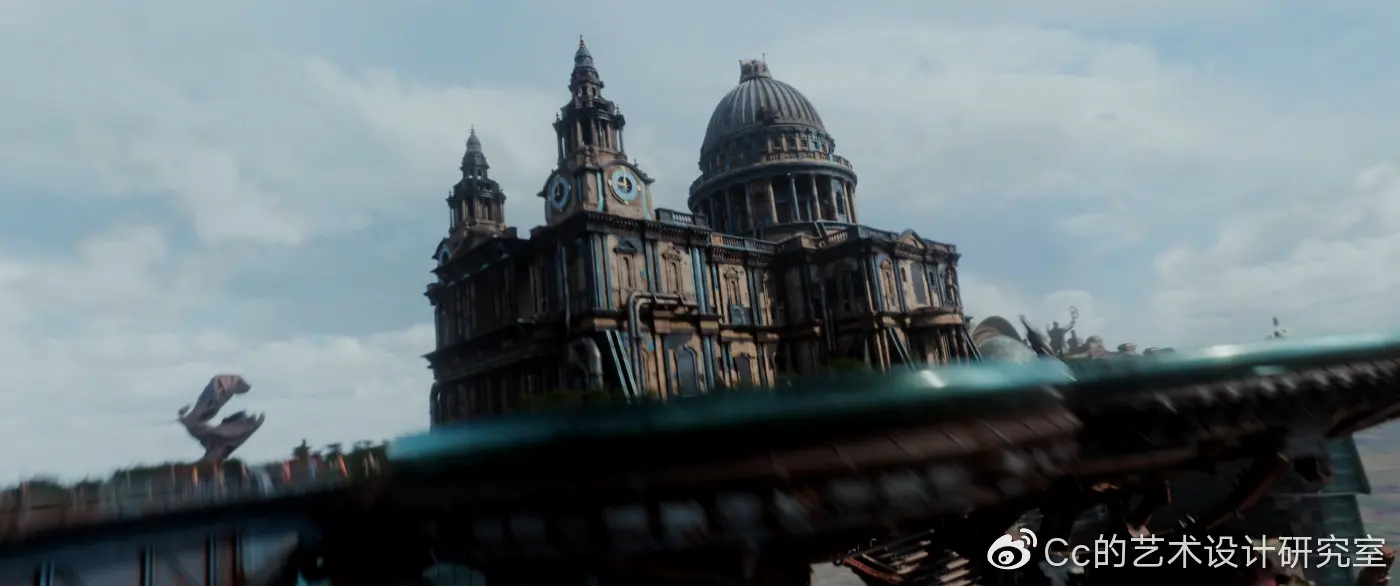掠食城市中移动城市伦敦城的顶端就是圣保罗大教堂