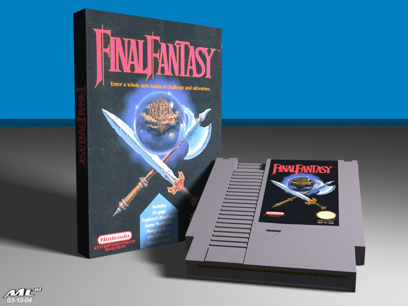 《最終幻想》NES版卡帶
