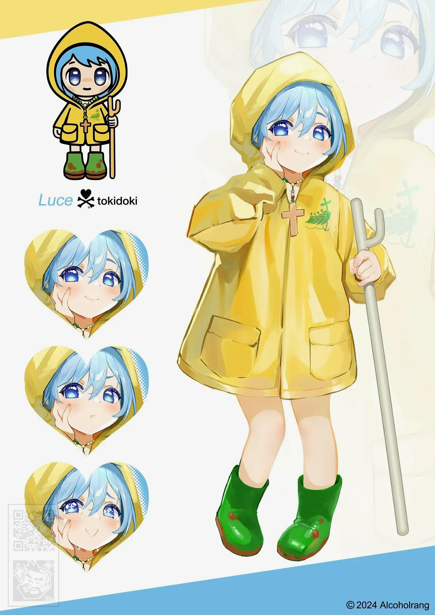 由梵蒂冈推出的吉祥物Luce(意大利语“光”)， Luce是以朝圣者为概念设计的，黄雨衣的灵感源自梵... | 机组| 机核GCORES