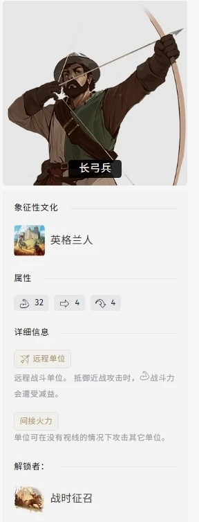 英格兰的（攻击距离4，比弩手多一格）