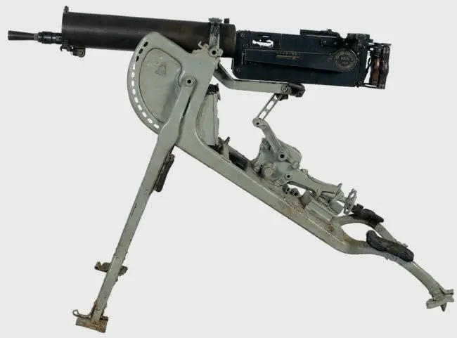 MG08重机枪，它是马克沁机枪的发展版