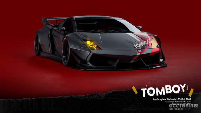 载具改装设计丨兰博基尼盖拉多宽体套件LP566 & “TOMBOY”涂装 载具改装设计丨兰博基尼盖拉多宽体套件LP566 & “TOMBOY”涂装