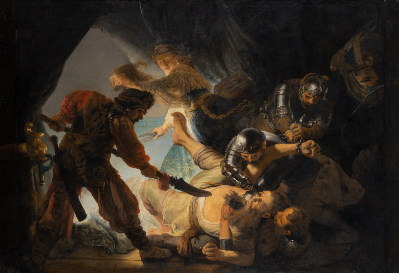 《參孫的失明（The Blinding of Samson）》倫勃朗（1636）
