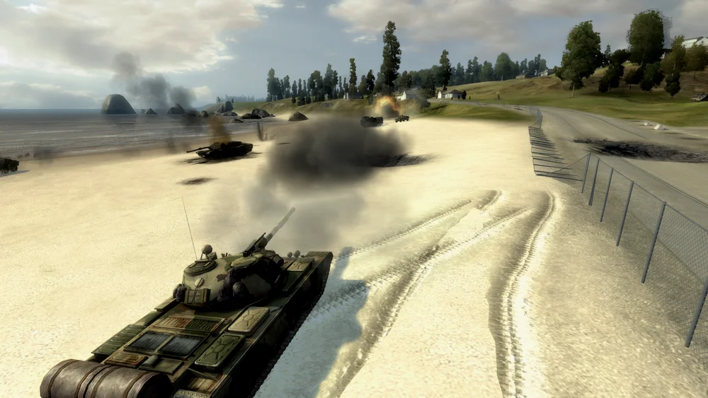 T-62 高爆破片弹效果