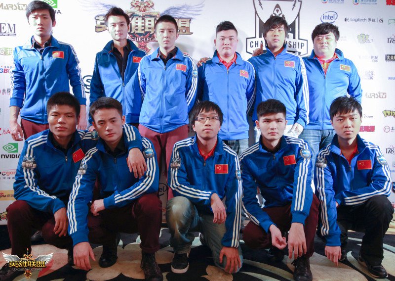 打入八強的中國選手們，圖片來自網絡