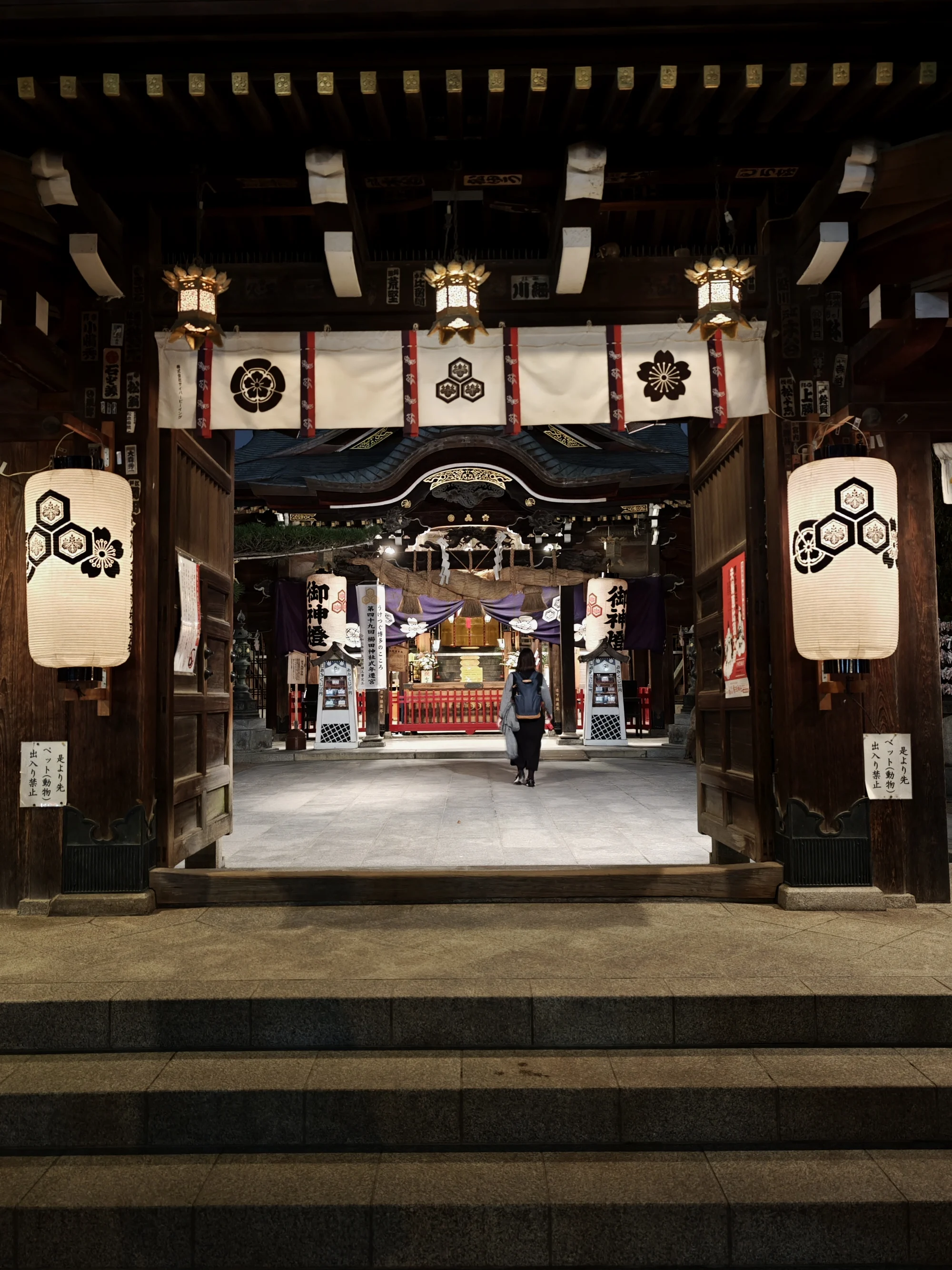 栉田神社夜景2