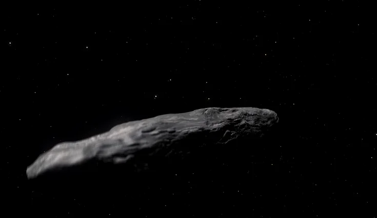 短暂造访太阳系的小行星Oumuamua