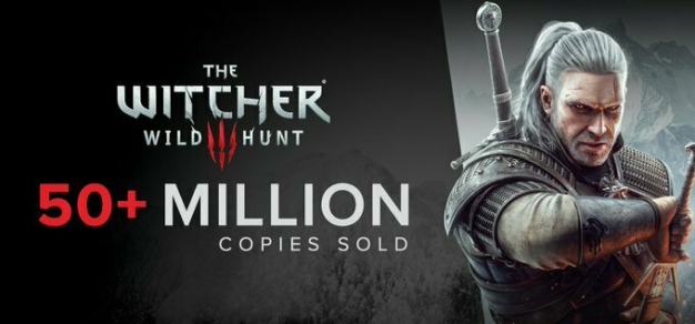 《巫师：狂猎》销量突破5000万份，系列总销量超7500万份
