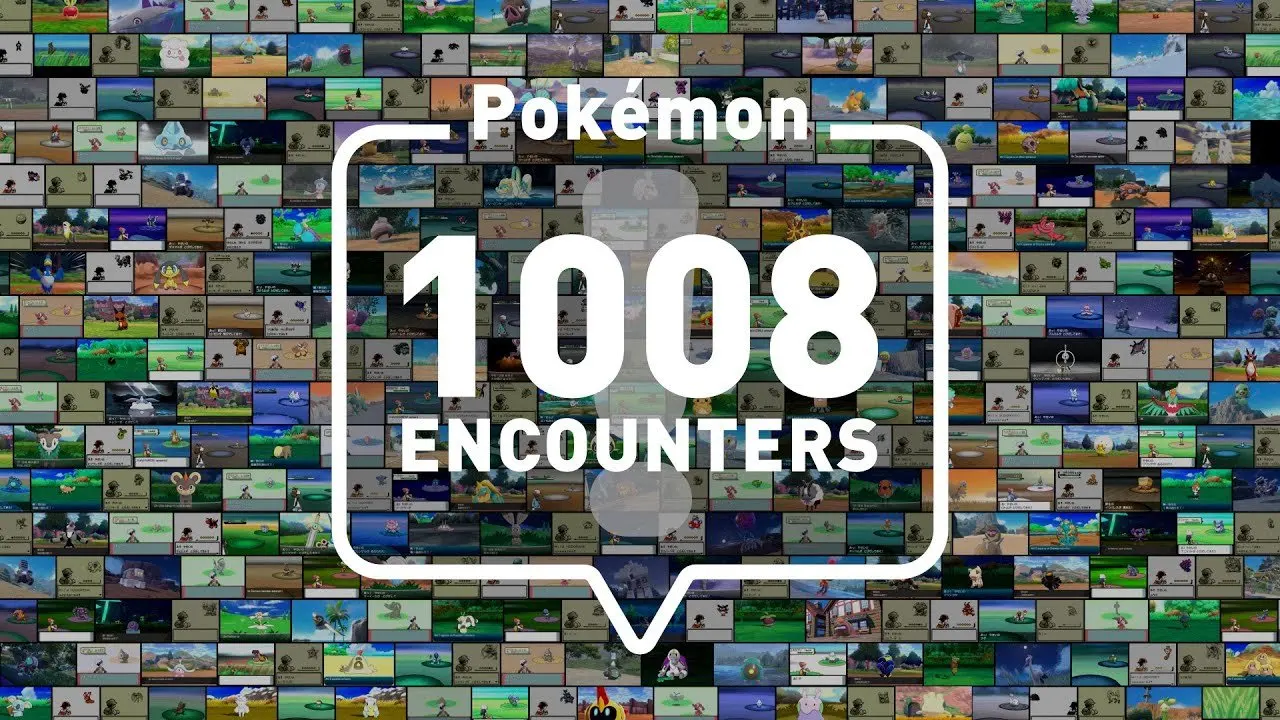 1008种宝可梦！官方回顾纪念视频《Pokémon 1008 ENCOUNTERS》公开