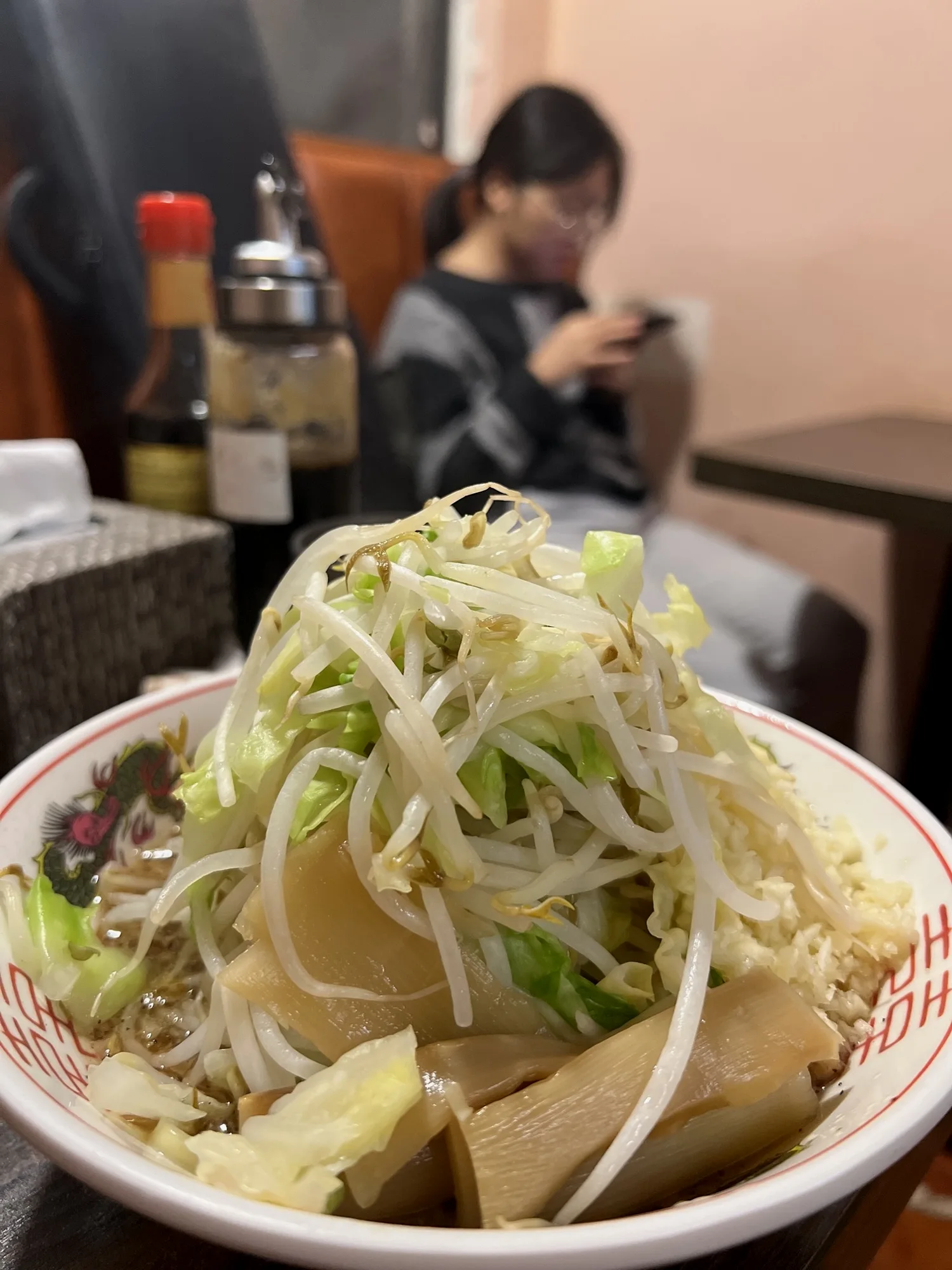侧面十分壮观