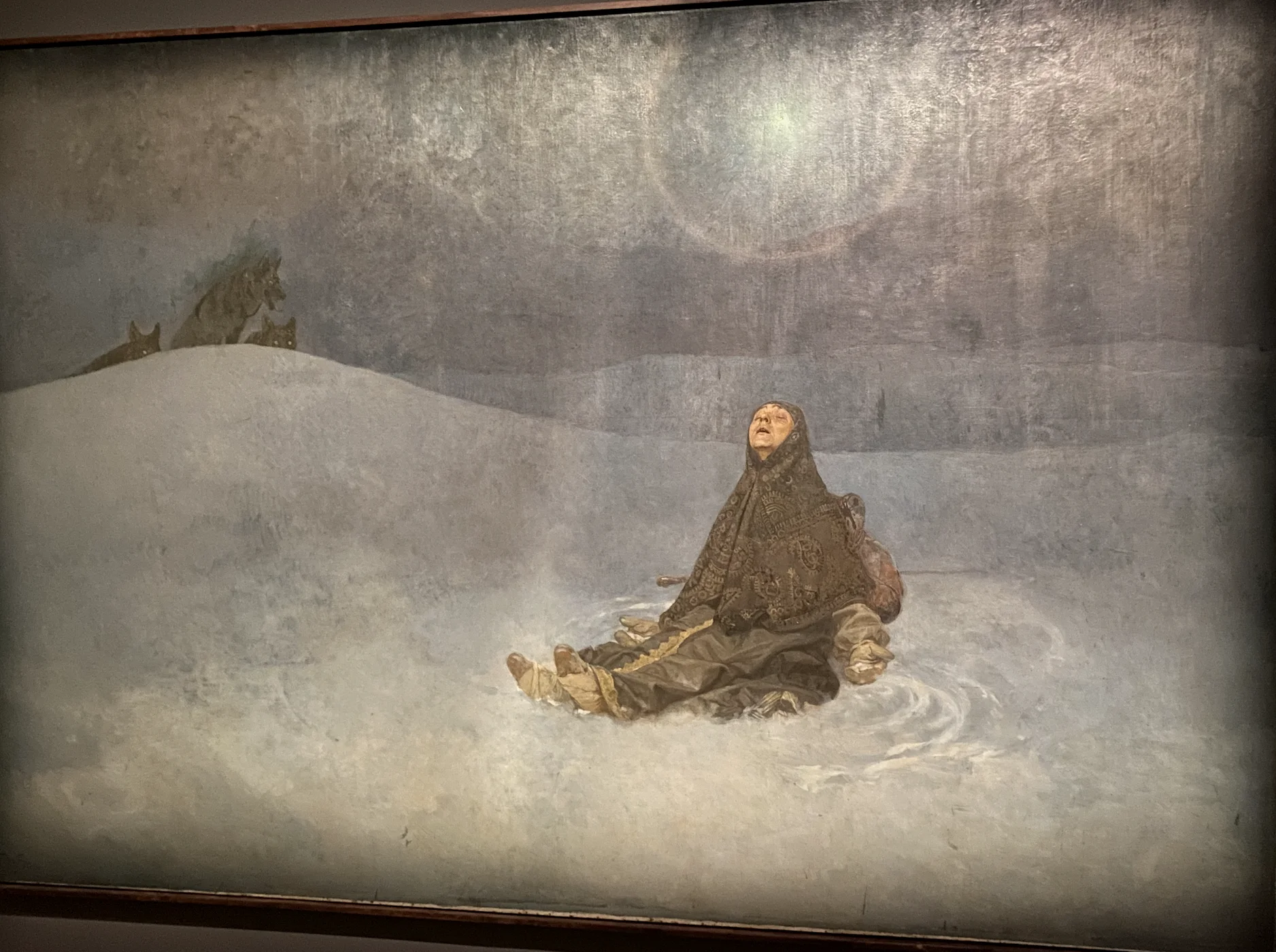 《荒野中的女人》1923年作