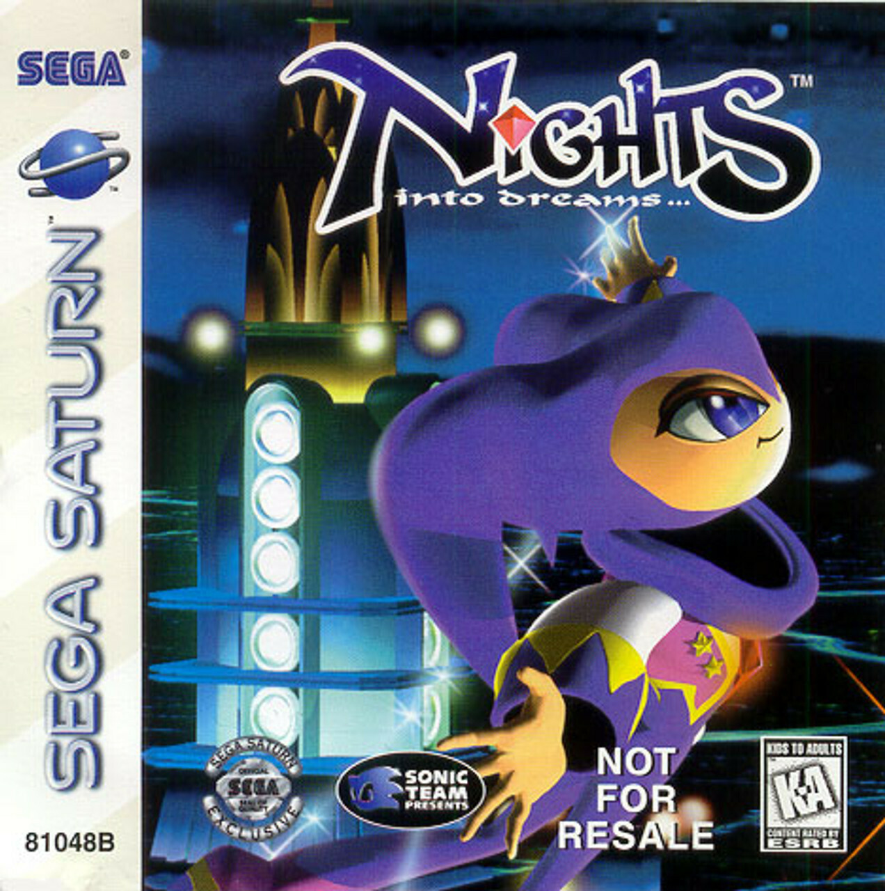 1996 年 Sega Satan  《Nights into Dreams》