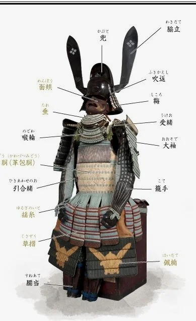 「黒漆塗の唐冠形兜」正面细节图
