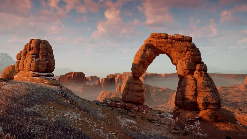 游戏中的精致拱门（Delicate Arch）