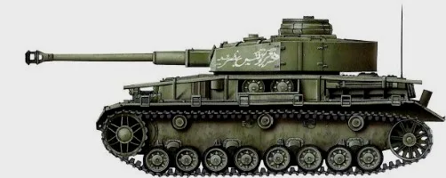 叙利亚的IV号坦克都是装备KwK40炮的版本，例如H型和J型。在捷克斯洛伐克的帮助下，叙利亚的IV号坦克可以安装苏联DshK高射机枪。但是实际上装备高射机枪的叙军IV号坦克并不多，有些甚至没有同轴机枪。