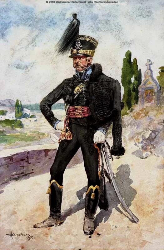 19世纪初的普鲁士“骷髅”骠骑兵