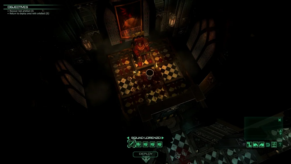 《Space Hulk》中Sin of Damnation 上的血天使战团遗骨