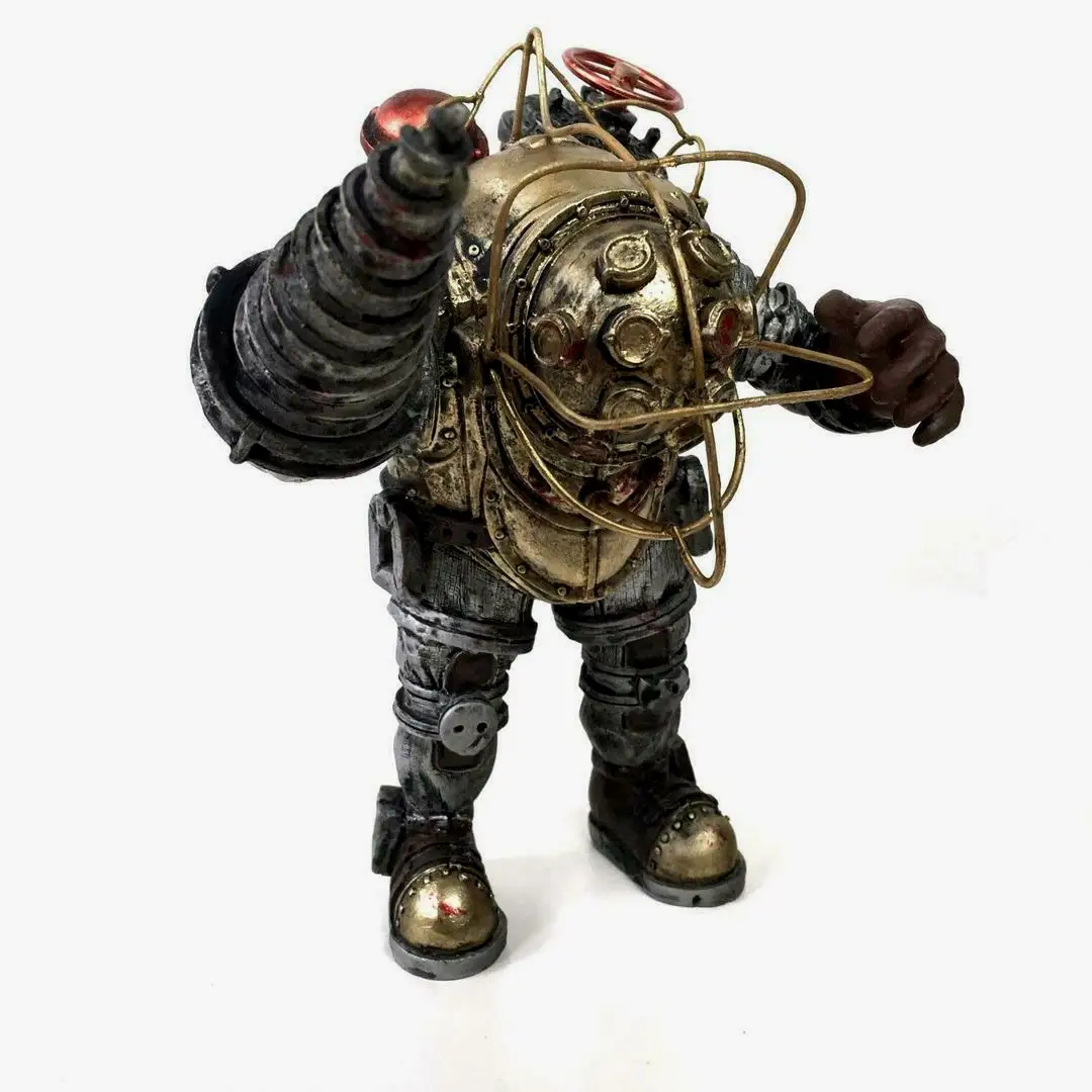 修复后的大老爹小雕像
（网址：https://www.worthpoint.com/worthopedia/bioshock-big-daddy-statue-2007-1783540388）