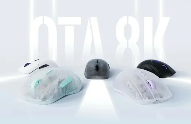 OTA型无线8K：雷柏无线游戏鼠标固件升级增值提速