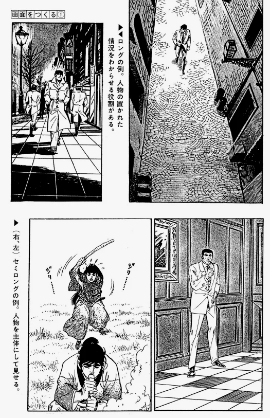 从上倒下的俯瞰视角