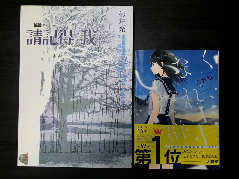 左边是台湾角川出版的开本，可以和日本文库本对比一下大小