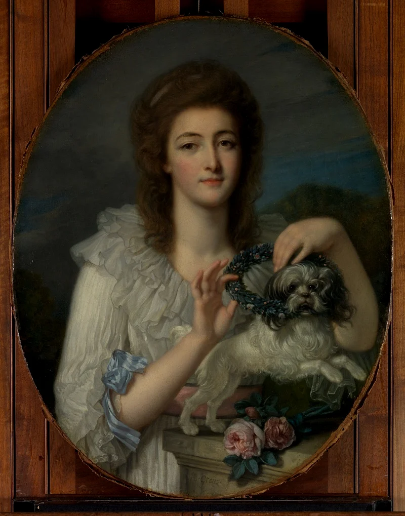 Princess Varvara Nikolaevna Gagarina (1762–1802) by Jean-Baptiste Greuze, c 1780-82